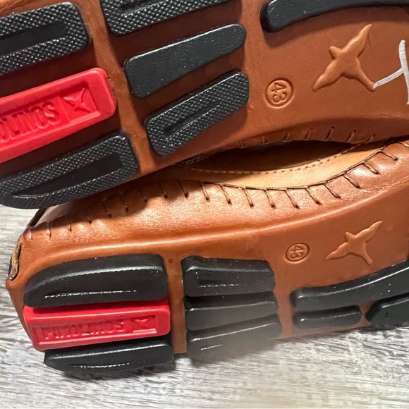 PIKOLINOS Tan Leather Drivers Loafers with Moccasin Design Slip On  Size 10 - Picture 13 of 15
